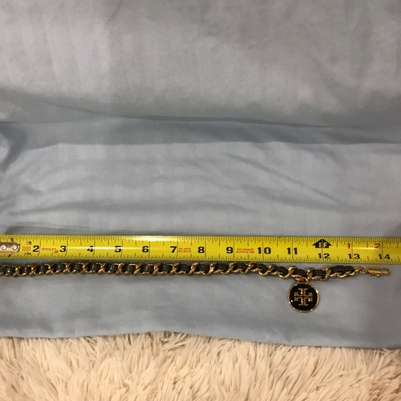 Tory Burch leather woven chain choker - Picture 3 of 5